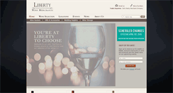 Desktop Screenshot of libertywinemerchants.com